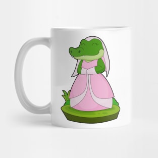 Crocodile Bride Veil Wedding Mug